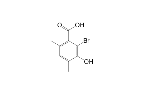 2-bromo-4,6-dimethyl-3-hydroxybenzoic acid