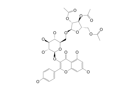 KAEMPFEROL-3-[2,3,4-TRIACETYL-ALPHA-L-ARABINOFURANOSYL-(1->6)-BETA-D-GLUCOPYRANOSIDE]