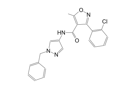 N-(1-benzyl-1H-pyrazol-4-yl)-3-(2-chlorophenyl)-5-methyl-4-isoxazolecarboxamide