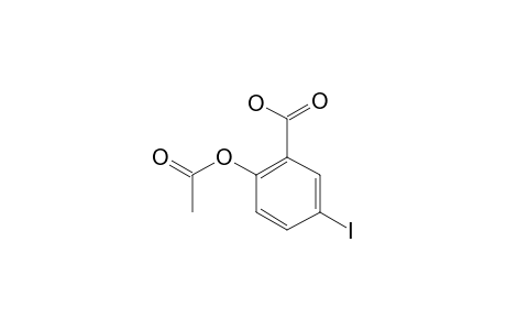 Benzoic acid, 2-(acetyloxy)-5-iodo-