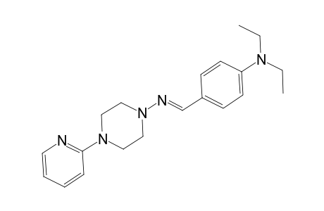 1-piperazinamine, N-[(E)-[4-(diethylamino)phenyl]methylidene]-4-(2-pyridinyl)-