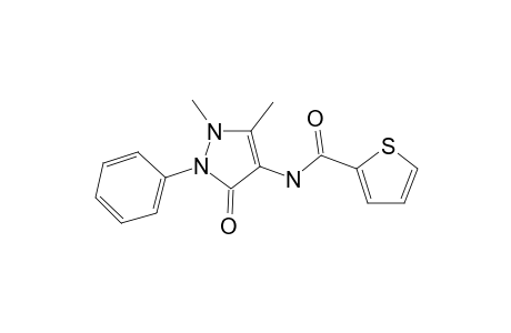 2-Thiophenecarboxamide, N-(2,3-dihydro-1,5-dimethyl-3-oxo-2-phenyl-1H-pyrazol-4-yl)-