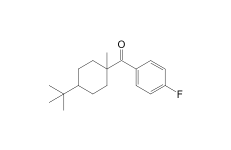 4-(T-Butyl)-1-methylcyclohexyl p-fluorophenyl ketone