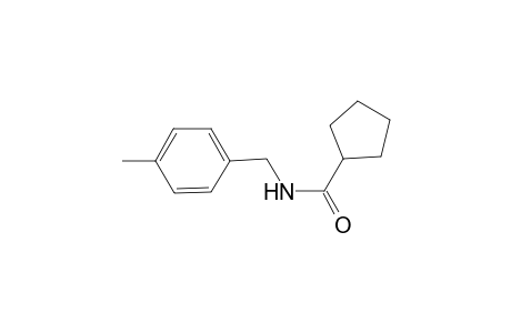 N-(4-methylbenzyl)cyclopentanecarboxamide