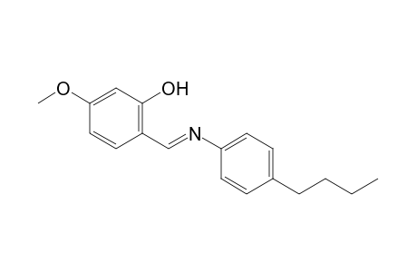 2-[N-(p-butylphenyl)formimidoyl]-5-methoxyphenol