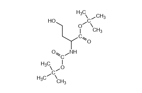 2-(Carboxyamino)-4-hydroxybutyric acid, di-tert-butyl ester