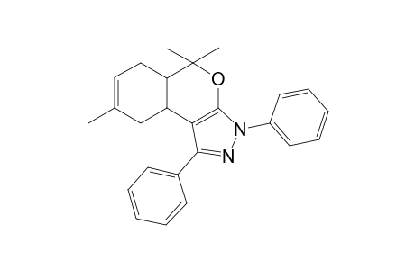 (5Ars,9asr)-5,5,8-trimethyl-1,3-diphenyl-3,5,5A,6,9,9A-hexahydro[2]benzopyrano[3,4-C]pyrazole