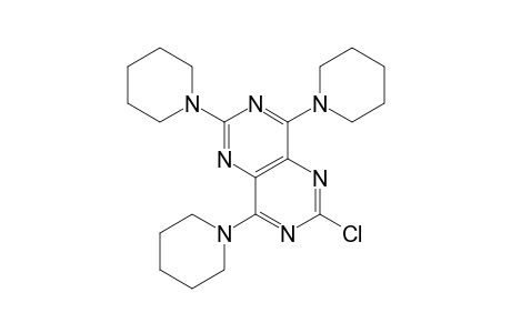 2-chloro-4,6,8-tripiperidinopyrimido[5,4-d]pyrimidine