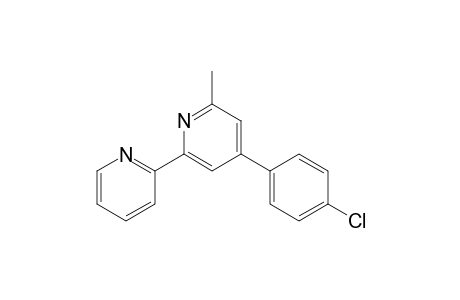 4-(4-chlorophenyl)-2-methyl-6-(2-pyridinyl)pyridine