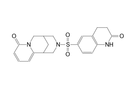 11-[(2-oxo-1,2,3,4-tetrahydroquinolin-6-yl)sulfonyl]-7,11-diazatricyclo[7.3.1.0²,⁷]trideca-2,4-dien-6-one