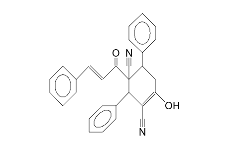 1-Cinnamoyl-2,6-diphenyl-4-oxo-cyclohexane-1,3-dicarbonitrile