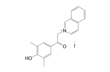 2-(3,5-DIMETHYL-4-HYDROXYPHENACYL)ISOQUINOLINIUM IODIDE