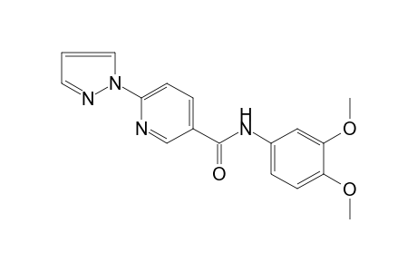 3',4'-DIMETHOXY-6-(PYRAZOL-1-YL)NICOTINANILIDE