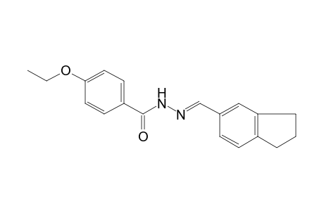 p-ethoxybenzoic acid, [(5-indanyl)methylene]hydrazide