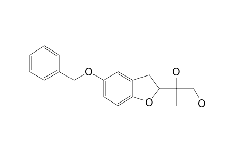 5-BENZYLOXY-2-(1',2'-DIHYDROXY-1'-METHYLETHYL)-2,3-DIHYDROBENZO-[B]-FURANE