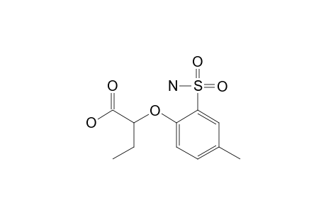 2-[(2-sulfamoyl-p-tolyl)oxy]butyric acid