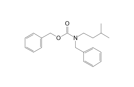 Carbonic acid, monoamide, N-benzyl-N-(3-methylbutyl)-, benzyl ester