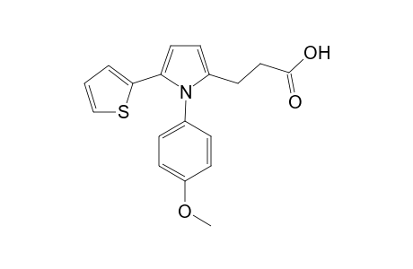 3-[1-(4-methoxyphenyl)-5-(2-thienyl)pyrrol-2-yl]propanoic acid
