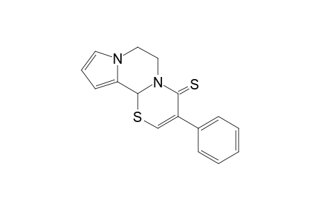 3-Phenyl-6,7-dihydro-4H,11bH-pyrrolo[2',1':3,4]pyrazino-[2,1-b][1,3]thiazine-4-thione