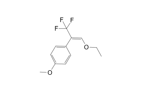 (E)-2-(4-Methoxyphenyl)-3,3,3-trifluoropropen-1-yl Ethyl Ether