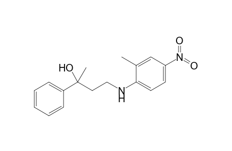 4-[(2-methyl-4-nitrophenyl)amino]-2-phenylbutan-2-ol