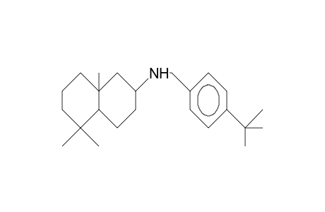 2-Naphthalenamine, N-[[4-(1,1-dimethylethyl)phenyl]methyl]decahydro-5,5,8a-trimethyl-