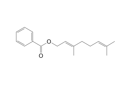 benzoic acid, geranyl ester