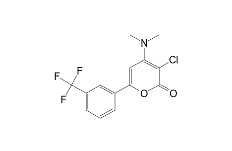 3-chloro-4-(dimethylamino)-6-(alpha,alpha,alpha-trifluoro-m-tolyl)-2H-pyran-2-one