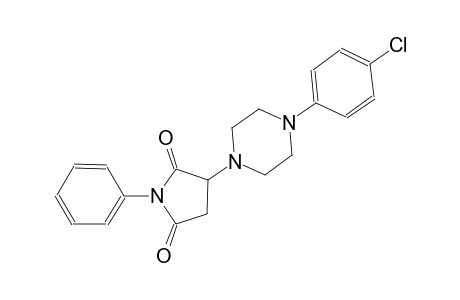 3-[4-(4-chlorophenyl)-1-piperazinyl]-1-phenyl-2,5-pyrrolidinedione