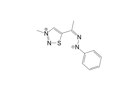 3-Methyl-1,2,3-thiadiazolium-5-(A-phenylazo)ethylide