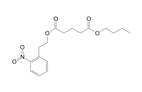 Glutaric acid, butyl 2-(2-nitrophenyl)ethyl ester