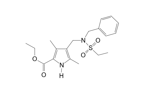 4-[[benzyl(esyl)amino]methyl]-3,5-dimethyl-1H-pyrrole-2-carboxylic acid ethyl ester