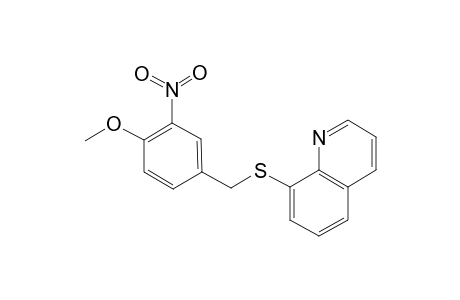 8-(4-Methoxy-3-nitro-benzylsulfanyl)-quinoline