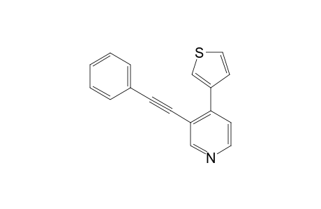 3-Phenylethynyl-4-(thien-3-yl)pyridine