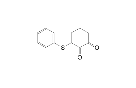 3-(Phenylthio)cyclohexane-1,2-dione