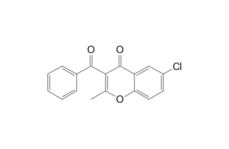 3-BENZOYL-6-CHLORO-2-METHYL-1-BENZOPYRAN-4-ONE