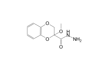 1,4-benzodioxin-2-carboxylic acid, 2,3-dihydro-2-methoxy-, hydrazide