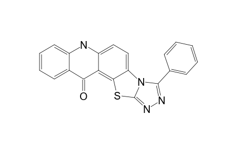 4-PHENYL-TRIAZOLO-[1,2,4]-THIAZOLO-[5,4-A]-ACRIDIN-12(7H)-ONE