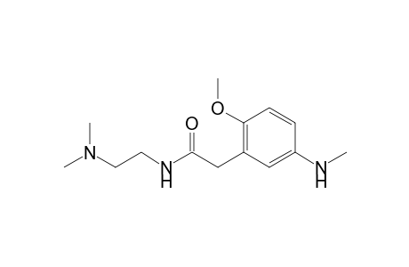 N-[2-(N,N-Dimethylamino)ethyl]-2-methoxy-5-(N-methylamino)phenylacetamide dihydrochloride