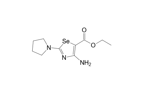 Ethyl 4-amino-2-(1-pyrrolidinyl)-1,3-selenazole-5-carboxylate