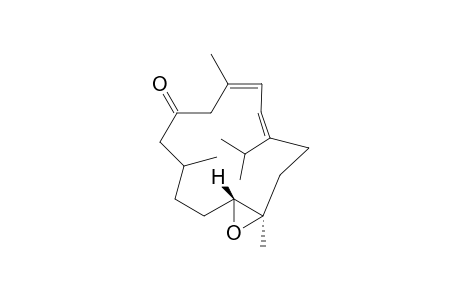 (1E,3Z)-11,12-epoxycembra-1,3-dien-6-one