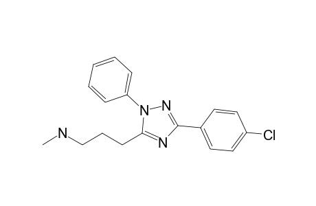 3-(4-Chlorophenyl)-1-(phenyl)-5-[N-(3-methylamino)propyl]-1,2,4-triazole