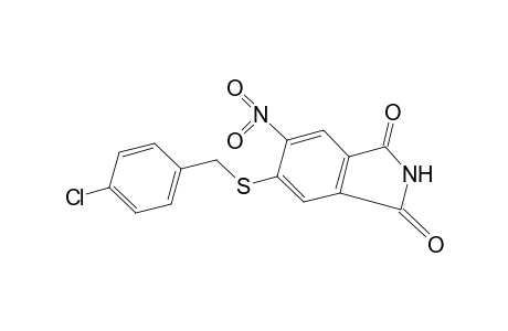 4-[(p-chlorobenzyl)thio]-5-nitrophthalimide