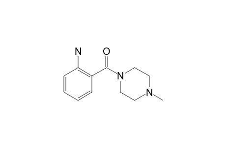 1-Methyl-4-[2-amino]benzoyl piperazine