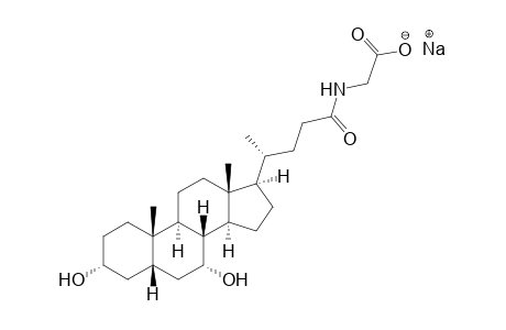 5b-Cholanic acid-3a,7a-diol N-(carboxymethyl)-amide sodium salt