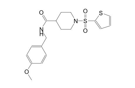 N-(4-methoxybenzyl)-1-(2-thienylsulfonyl)-4-piperidinecarboxamide