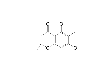 PALLIDOL;5,7-DIHYDROXY-2,2,6-TRIMETHYL-CHROMAN-4-ONE