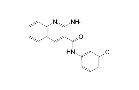 3-quinolinecarboxamide, 2-amino-N-(3-chlorophenyl)-
