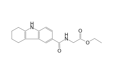 Acetic acid, 2-[(6,7,8,9-tetrahydro-5H-carbazole-3-carbonyl)amino]-, ethyl ester