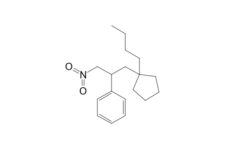 1-Butyl-1-(3-nitro-2-phenylpropyl)cyclopentane